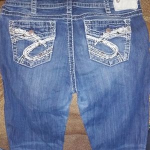 Silver jeans